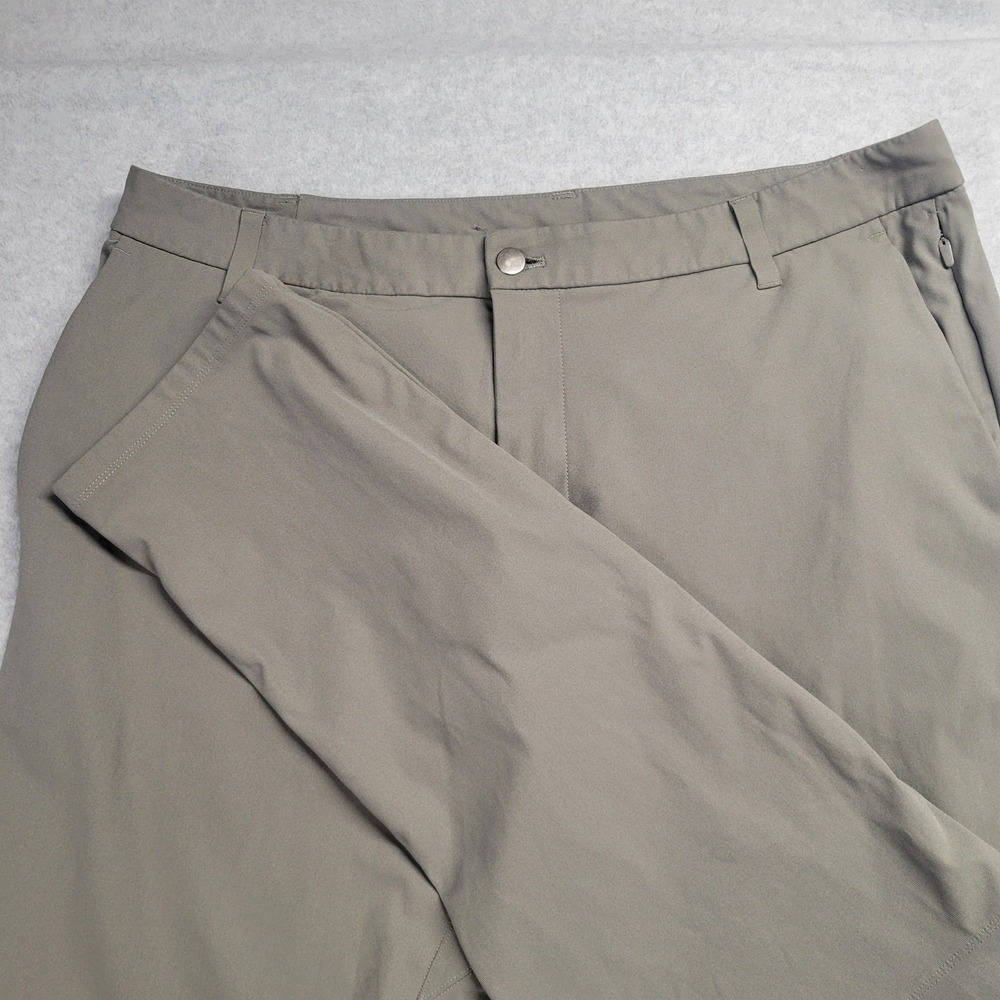 Lululemon Commission Pant Classic Mens 38 Sage Green Warpstreme Chino - Picture 2 of 9
